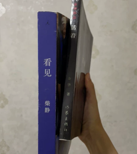 活着 余华 看见 柴静 都很好看的两本小说...