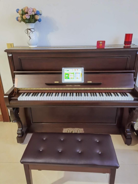 家用二手钢琴英昌U-121NFM，