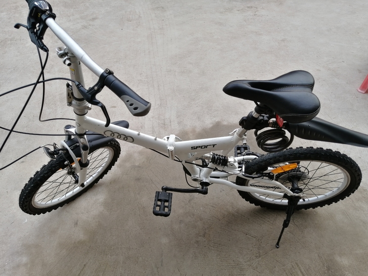 八成新折叠自行车