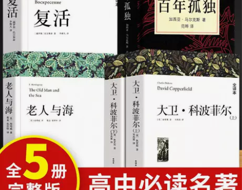 正版无删减大卫科波菲尔复活百年孤独老人与海...