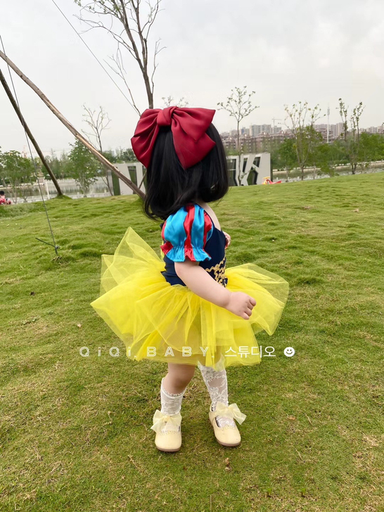 女童 白雪公主裙