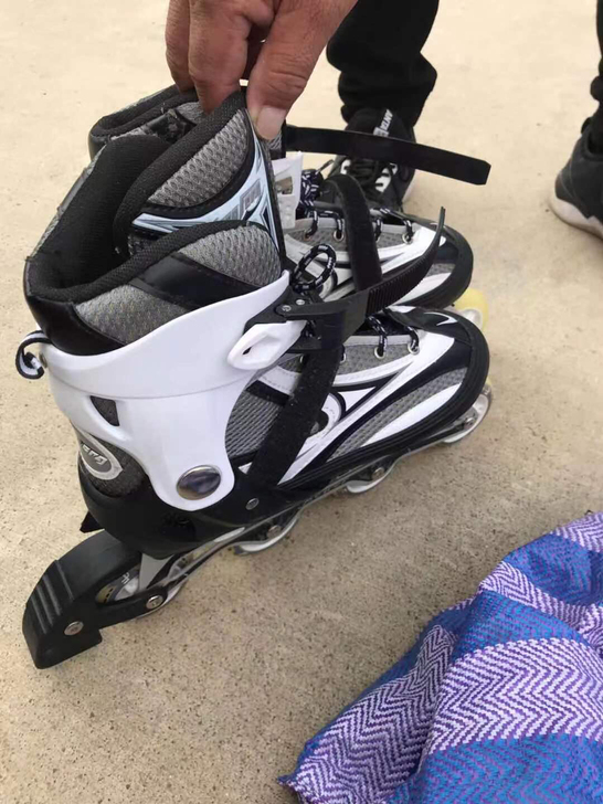 滑冰鞋，成色实图，尺码41_44.