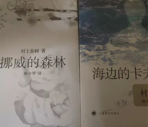 两本书  村上春树的挪威的森林和海边的卡夫...