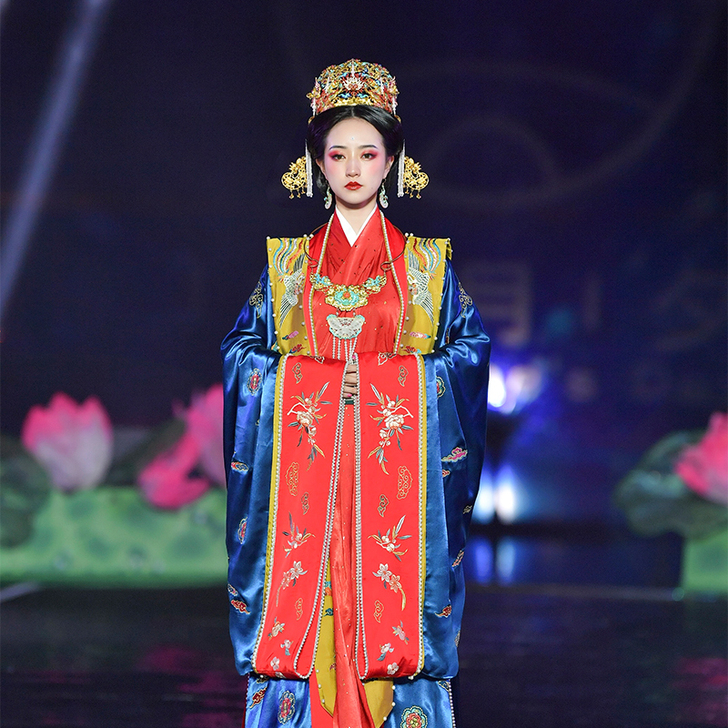 七月夕周年庆秀款 绮罗流光 全套宋制花嫁婚...