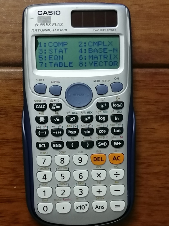 正品fx-991ES PLUS英文版多功能...