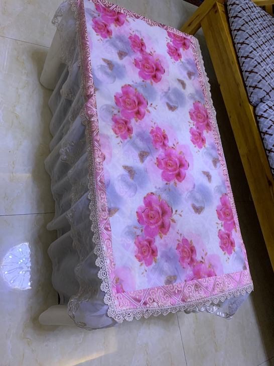 茶几桌布+桌垫 适合长度1米，宽度50厘米...