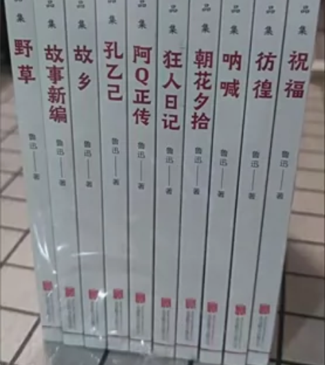 个人闲置出鲁迅全集必读10册朝花夕拾狂人日...