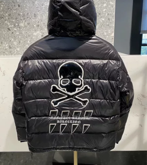 全新男士欧货潮牌90白鸭绒黑色加厚羽绒服 ...