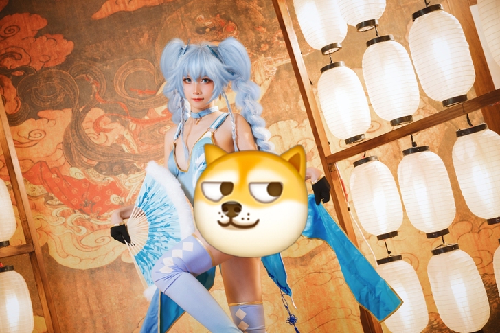 火花动漫少女前线cos pa15旗袍 翠雀...