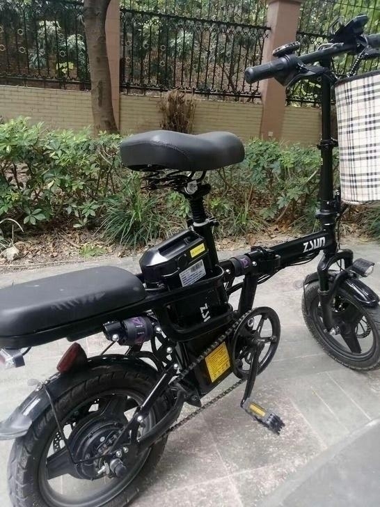 德国名顶折叠电动自行车小型助力锂电瓶车超轻...