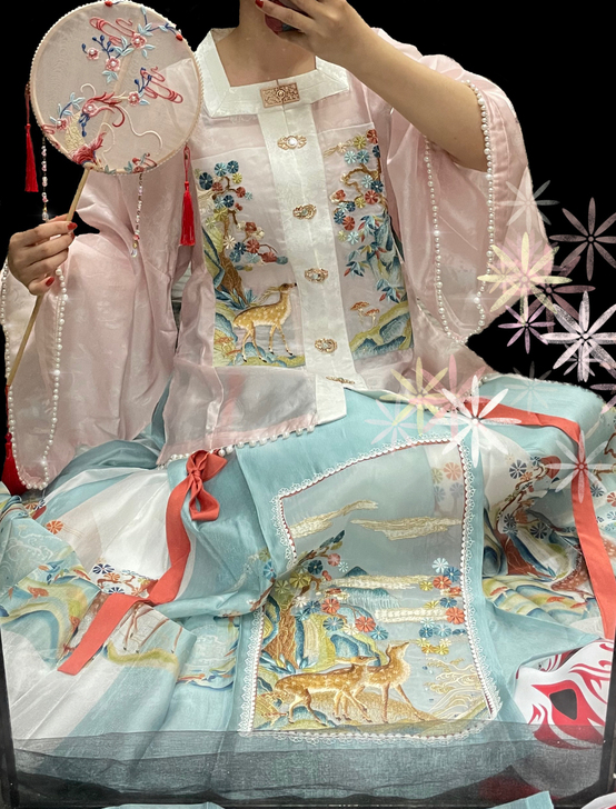 七月夕。鹿灵 汉服