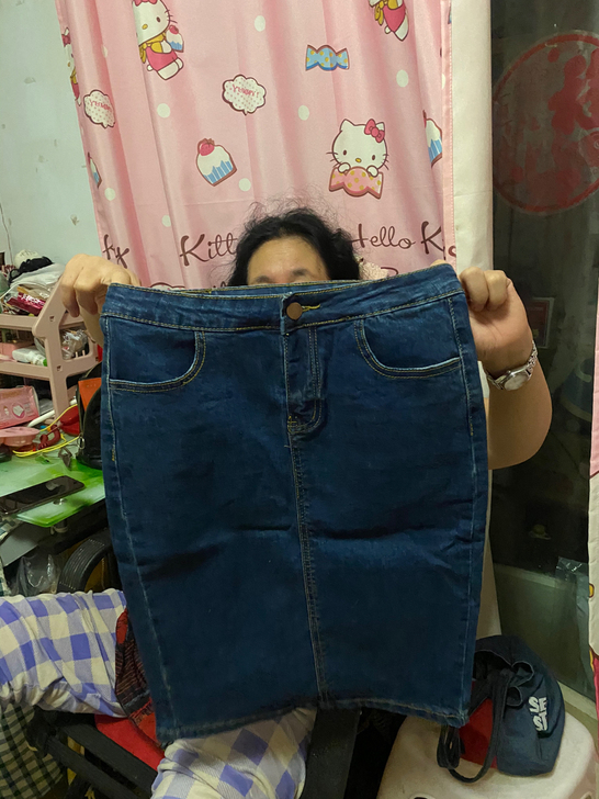牛仔包臀裙