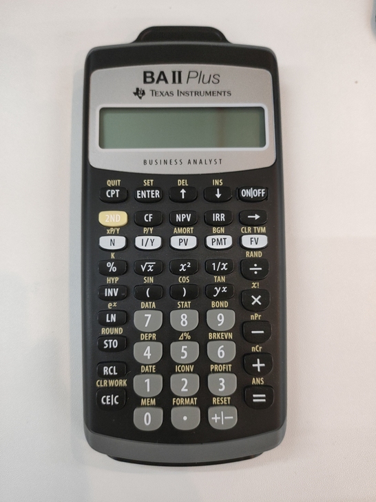 德州仪器ba2plus金融计算器 可小刀