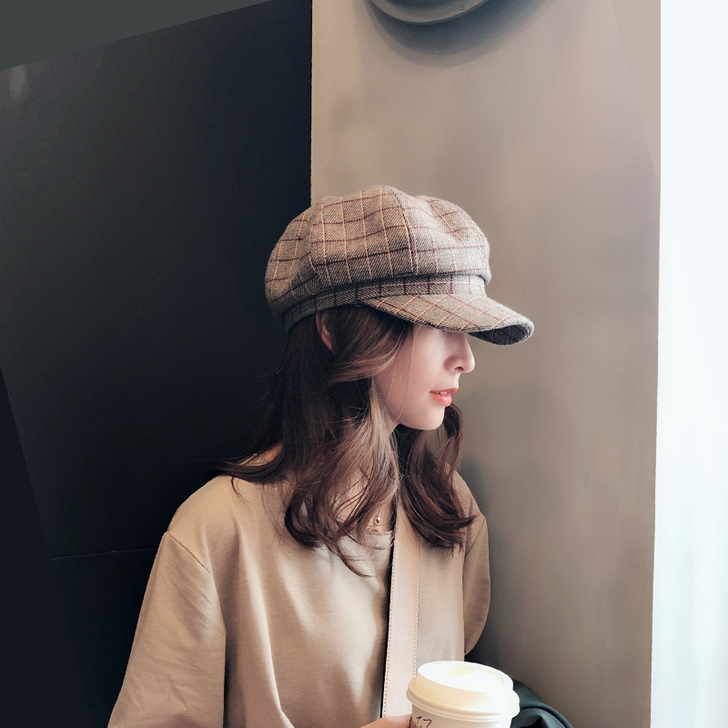 戴发 帽子
