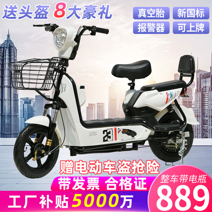 新国标新日爱电动同款电动车电动自行车长跑王...