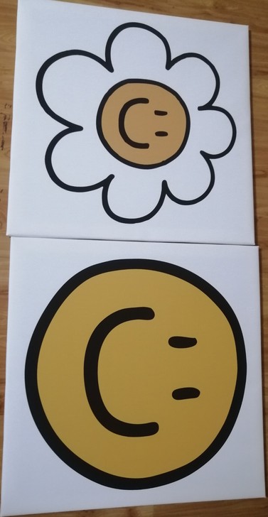 潮牌 无框画 都是全新的 30*30