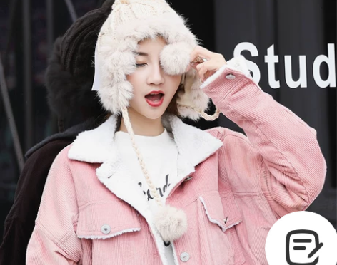 冬天帽子女士毛线帽针织保暖雷锋帽护耳毛绒帽...