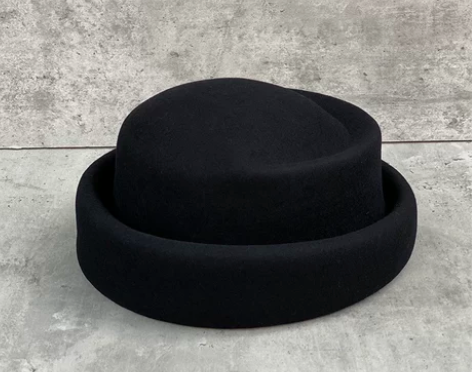 日系复古赫本风羊毛礼帽女秋冬轻奢公主帽减龄...