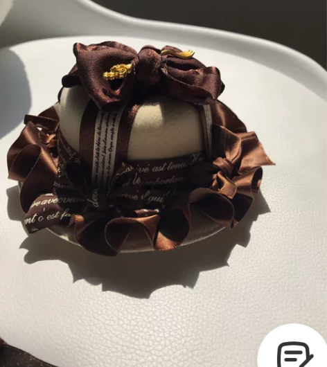 巧克力小礼帽（26r)满68包邮嗷 热熔胶...