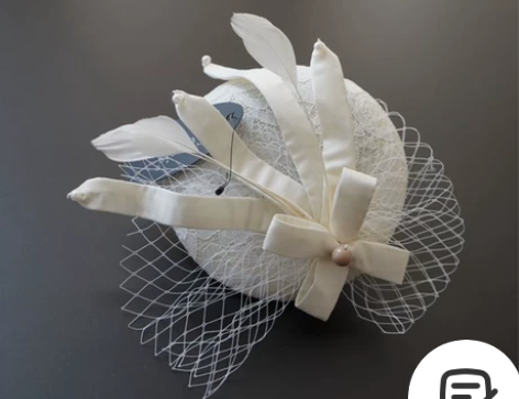 全新法式优雅小礼帽头饰女复古英伦风温柔高贵...