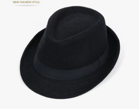 新款时尚绅士帽爵士帽韩版潮男女英伦复古小礼...