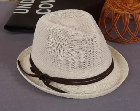 韩国代购帽子女夏天韩版潮英伦平檐小礼帽 遮...