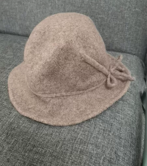 indicia帽子女秋冬保暖时尚英伦小礼帽...