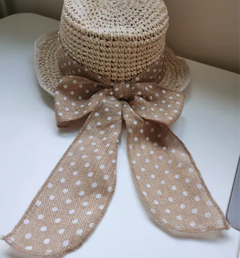 茵曼法式风草帽，76元购得，仅带一次 感兴...