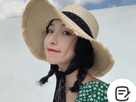 小清新蕾丝草帽  99新 仅出去玩戴过一次