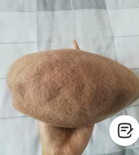 经典纯色羊毛贝雷帽女生韩版复古百搭春秋冬季...