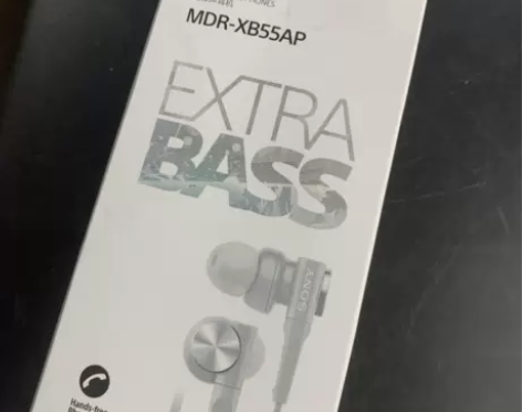 索尼MDR-XB55AP深邃重低音入耳式手...