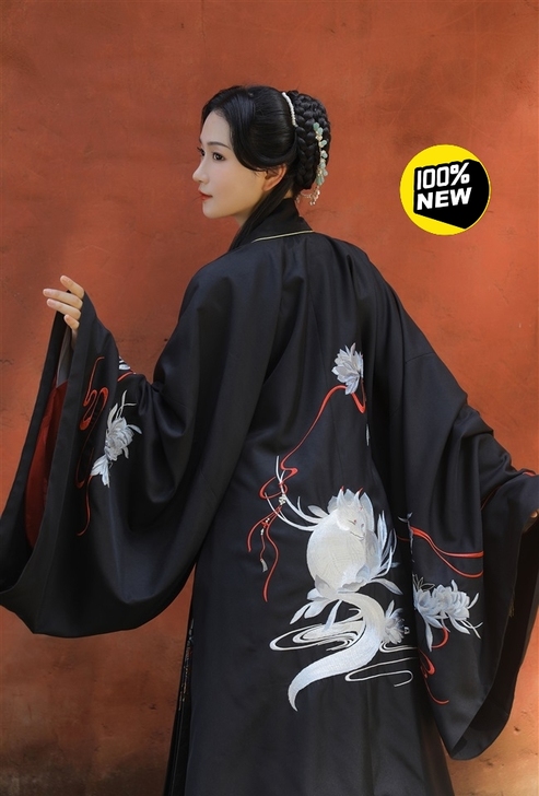 兰若庭汉服 全新明制 乘黄 明制披风