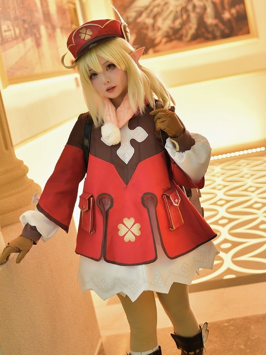 （遥远预售）可莉 原神cos 火花骑士