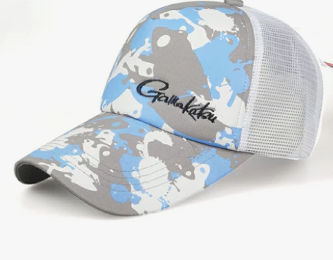 伽玛卡兹钓鱼帽半网 防晒透气网状防晒帽鸭舌...