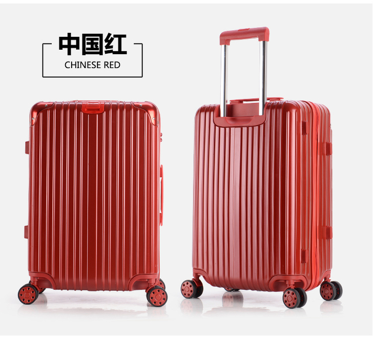 网红行李箱女20旅行箱复古拉杆箱万向轮24...