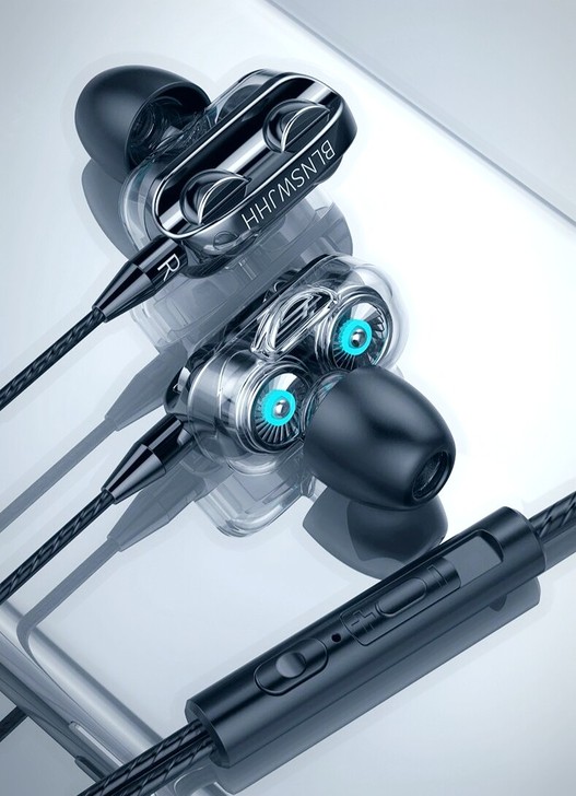 全新  网红新款入耳式耳机 爆款私模 双动...