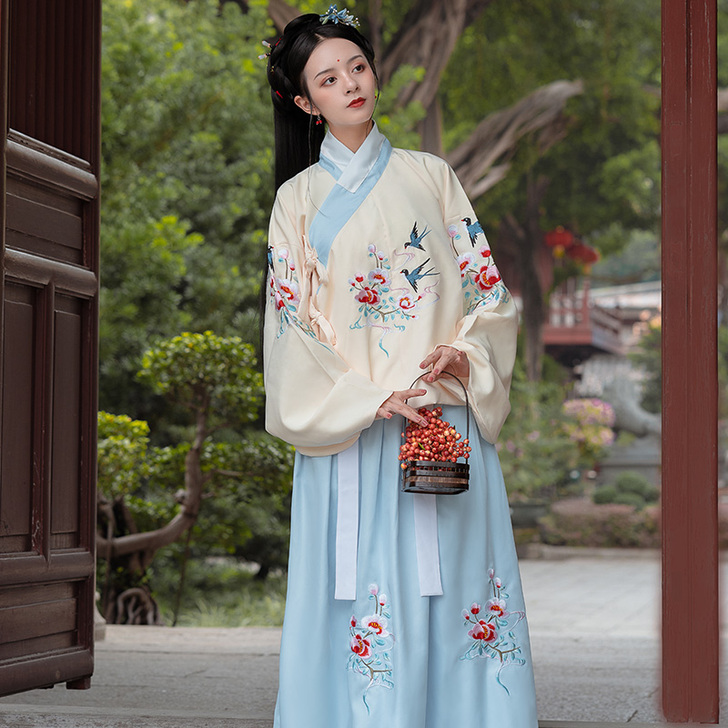 【双归燕】汉服女正品原创明制袄裙古装女秋冬...