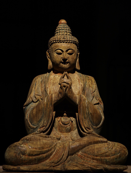 木雕 释迦摩尼 佛造像