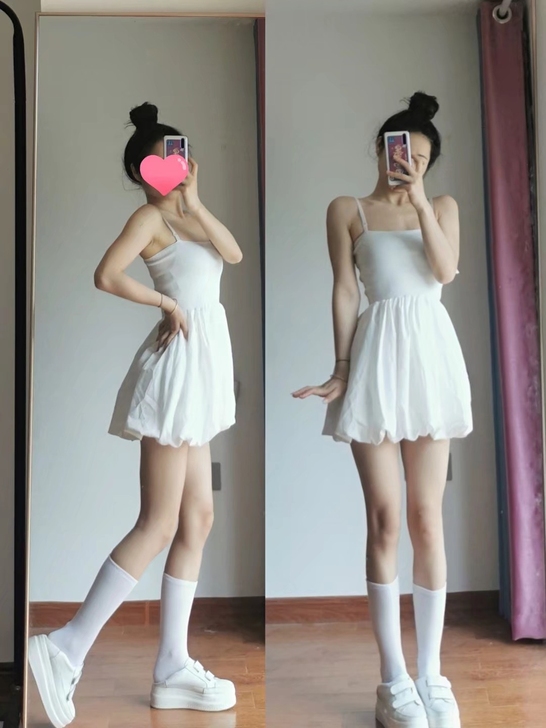 公主风连衣裙   仅试穿 全新带吊牌