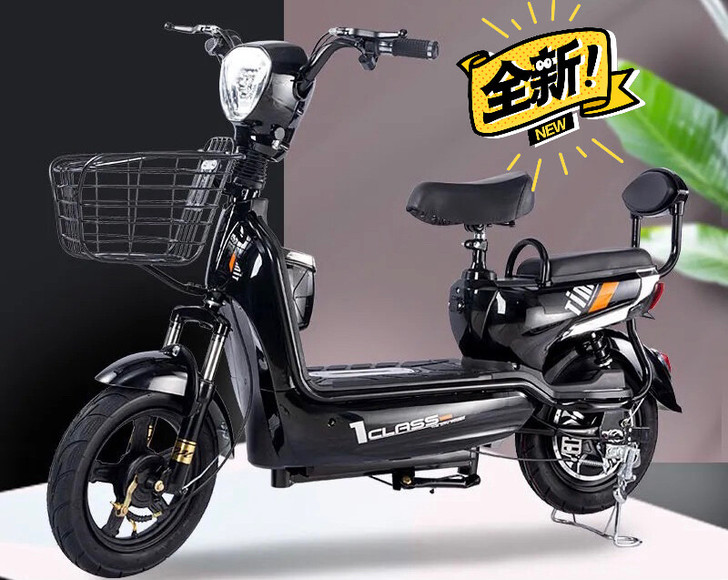 电动车成人新款48V男女双人新国标脚踏助力...