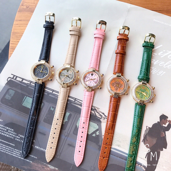 皮带精品女表石英表防水运动休闲