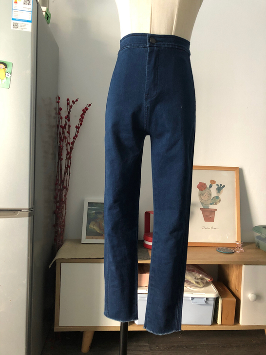 全新 AA品牌紧身高腰小脚裤 高腰打底弹力...