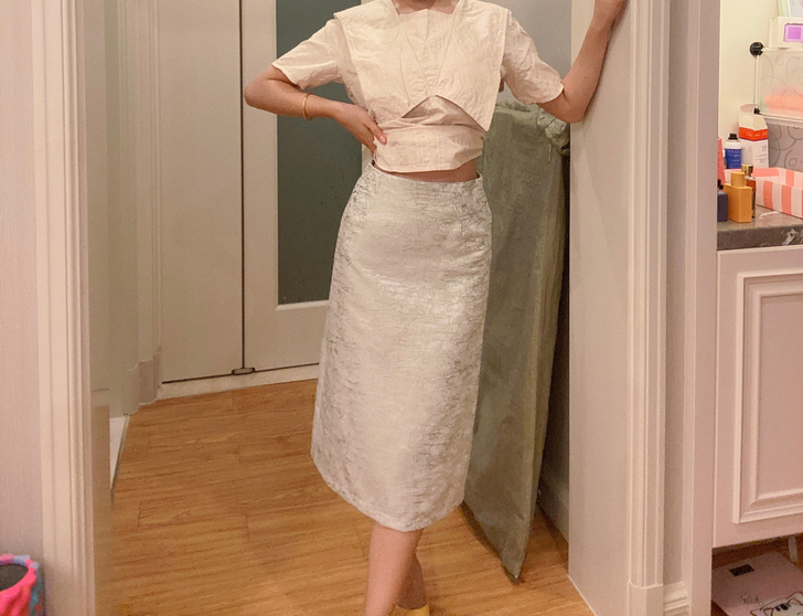 越南实体店入 一次没穿过 修身性感半身包臀...