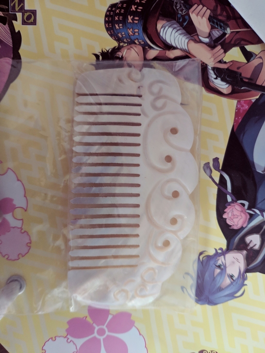 全新未拆【天上云】萌物推荐！雕花卷云梳 唐...