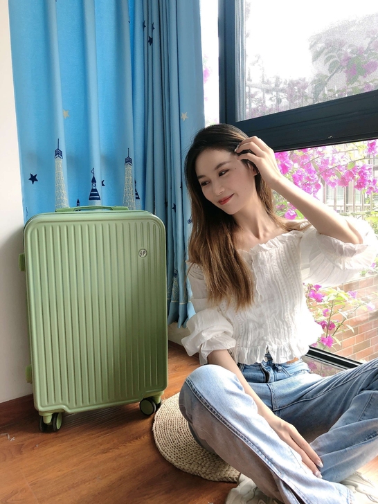 网红行李箱女小型旅行拉杆箱24寸男登机皮箱...