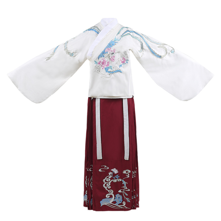 凤来仪汉服女交领袄裙古装琵琶袖明制马面裙中...