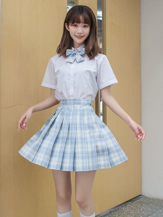 jk制服日系jk格裙jk短裙jk百皱裙jk...