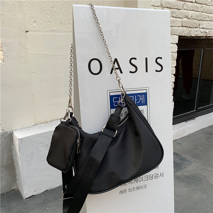 尼龙三合一简约包2021韩版ins小众设计...