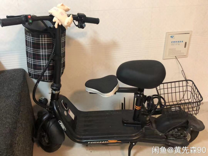 静速迷你电动车，宽轮子的比自行车电动车稳多...