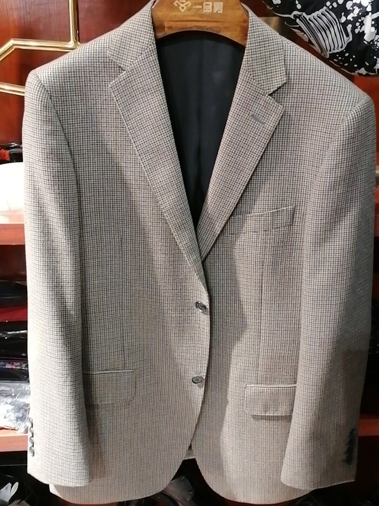 男士休闲单西定制店西服样品